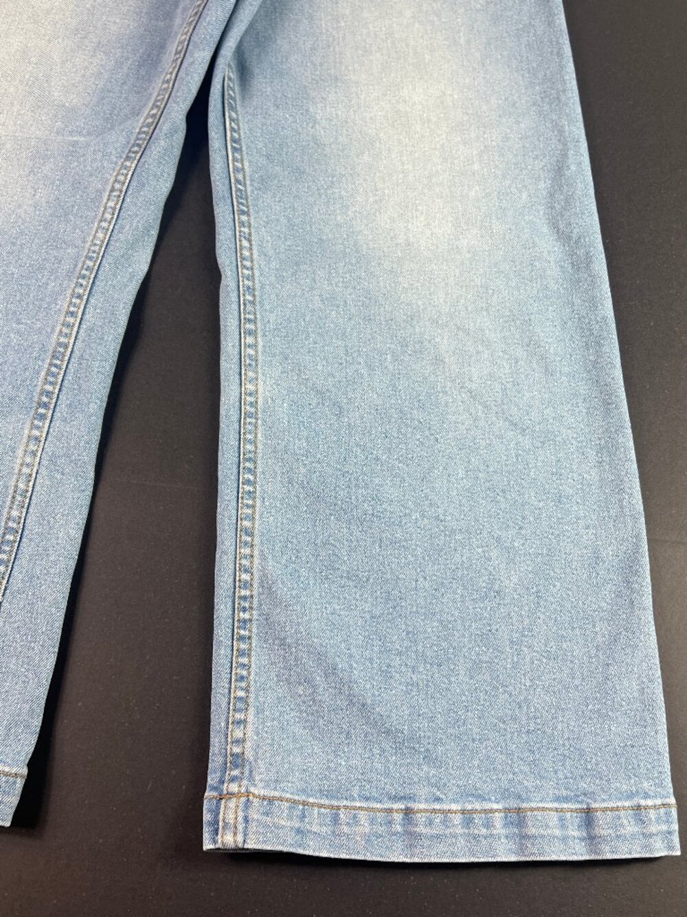 Driftwood Jeans Women's 31x25* Charlee High Rise Wide Leg Crop Blue Denim Tag 29 - Picture 6 of 16